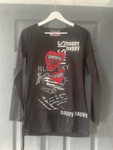 Desigual black graphic - black, heart