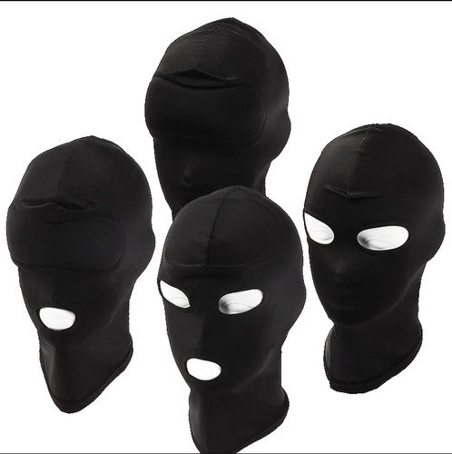 Fetish open mouth hood gimp - open,