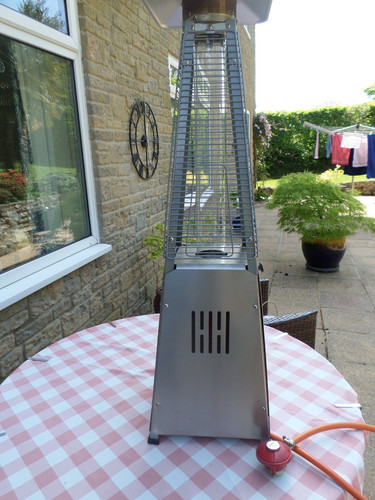 Pyramid table top patio - , heater