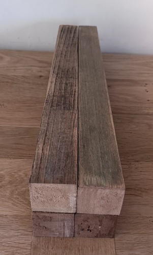 Tapered teak table legs - x, 4