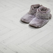 White Oak Parquet Vinyl Roll