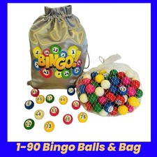 Bingo raffle balls bag - &,