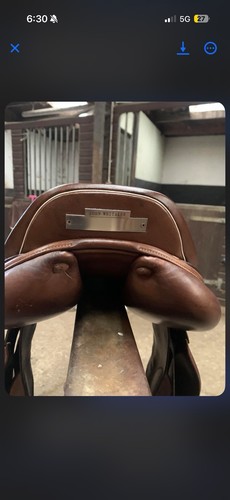 John whitaker brown leather - whitaker,