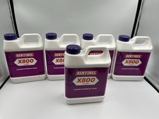 5 x Sentinel X800 Central Heating Cleaner Liquid 1 Litre Five NEW UNOPENED X 800