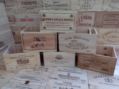 Wooden wine box crate 6 - wooden,