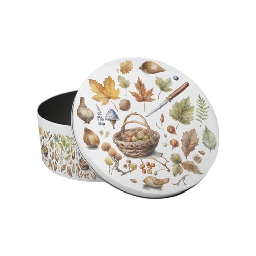 Woodland themed small cake - small, tin