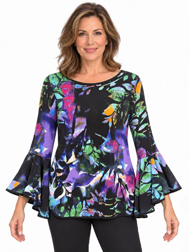 Frank lyman floral tunic - lyman,