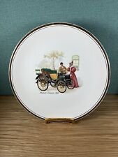 Vintage LIVERPOOL ROAD POTTERY 10 inch Plate, Panhard-levassor 1895 Car
