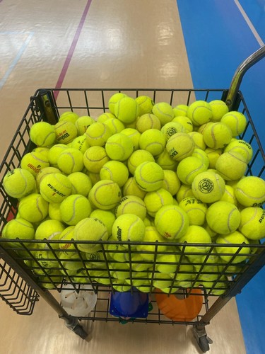 Used tennis balls - balls, indoor