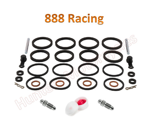 Front brake caliper seals pins - caliper,