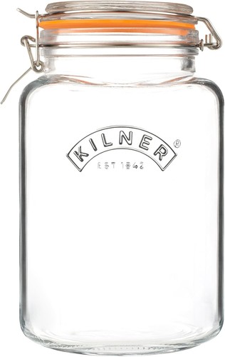 Kilner square clip top jar - kilner,
