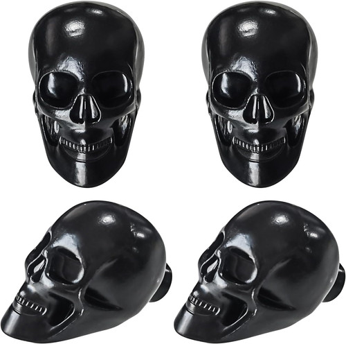Vintage skull cabinet knob - vintage,