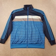 Adidas Track Jacket Large Blue