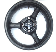 KAWASAKI ZR750 F1 REAR WHEEL RIM BACK WHEEL 17 X MT5.00 GOOD BEARINGS SHOWN 1999