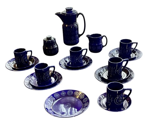 Portmerion blue totem 23piece - portmerion,