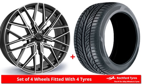 Alloy wheels tyres targa - tyres, 19"