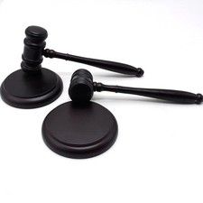 1PC Wooden Court Gavel /