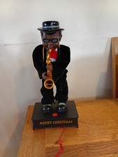Never used Jazz Band Christmas Vintage Singing And Dancing Sax Player