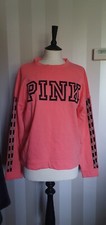 Victoria Secrets Bright Pink Sweatshirt. Size S oversized fit