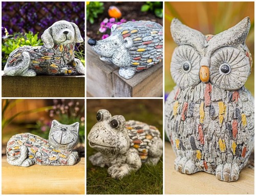 Animal statue decorative stone - decorative,