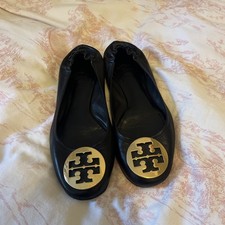 Tory Burch Black Leather Pumps
