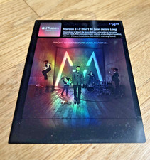 2006 Vintage MAROON 5  APPLE iTUNES Gift Card (NO VALUE) Collectible