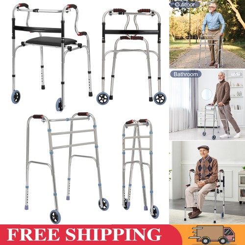 Folding walking frame - walking, with