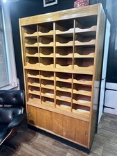 Haberdashery Cabinet / Shop Display With 32 Pull Out Drawers. Cupboards Below