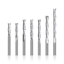 2 Flute Carbide Spiral Router Bit 4mm 6mm Shank End Mill for Wood Carving Cutter