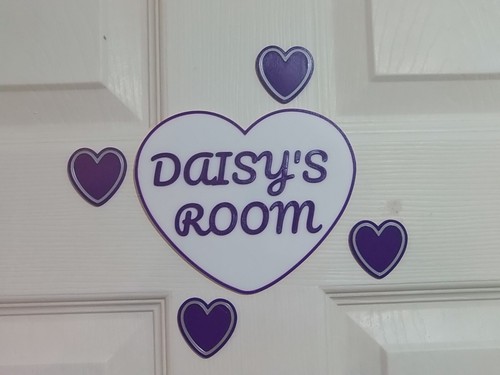 Personalised heart shape girls - heart,