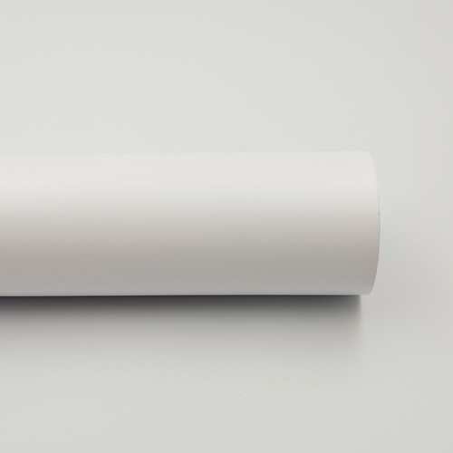 Matt sign vinyl white - white, sticky