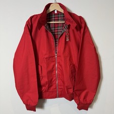 Mens Red Harrington Jacket
