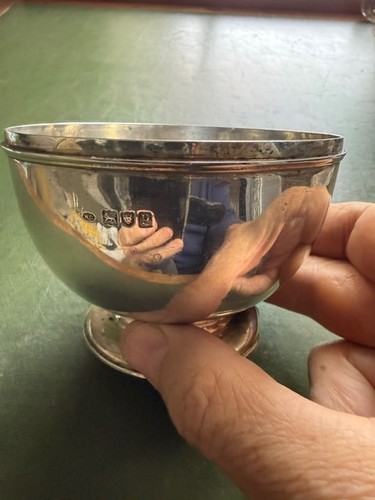 Antique silver bowl william - antique,