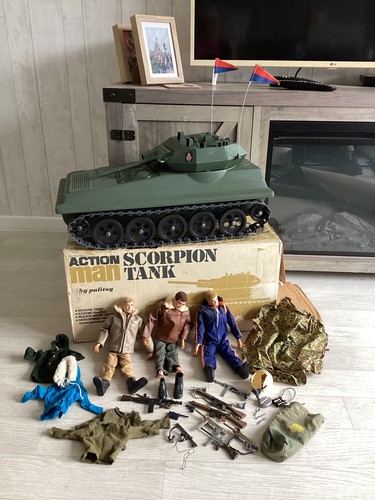 Vintage action man scorpion - action,