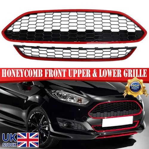 Black red honeycomb front - black&red,