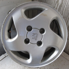 peugeot 306 14" 5spoke alloy wheel 5.5jx14 et 24 , 4 x 108 pcd