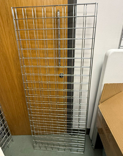Metal wire gridwall panel - metal,