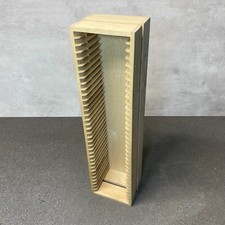 Ikea Boalt Wooden CD Storage Tower Rack | Stores 35 CDs | 59cm tall | Floor/Wall