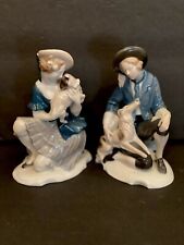 1920s Hunters Antique Figurines Porcelain By Karl Himmelstoss ROSENTHAL