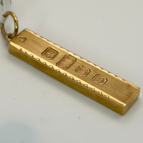 Gold pendant 9ct yellow - pendant,