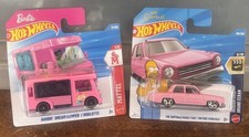 Hot Wheels x 2 Pink The