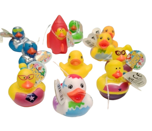 Rubber ducks novelty mix - ducks,