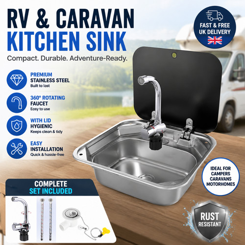 Caravan kitchen sink camper - kitchen,