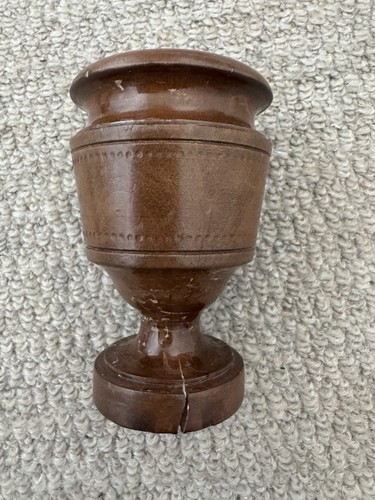 Vintage wooden goblet - wooden,