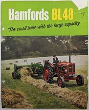 Original Bamford BL48 Small Baler Brochure, 1960, AF