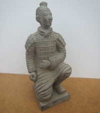 Old Antique Chinese Terracotta Qinshihuang Warrior Figure