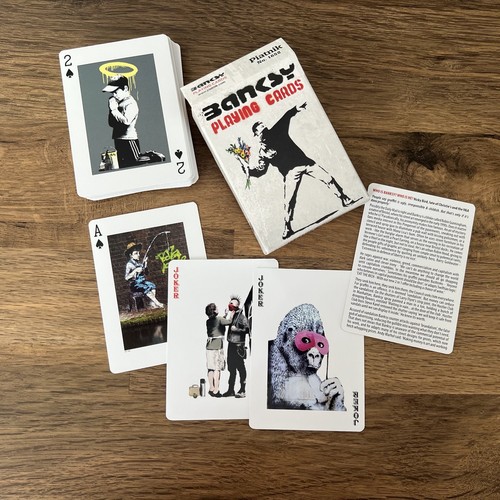 Banksy playing cards piatnik - banksy,
