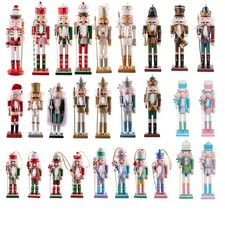 Nutcracker Wooden Soldier Christmas Home Festive Xmas Decor Nut Cracker Ornament