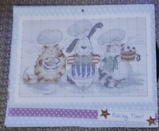 Cross Stitch Chart (From Magazine) -Margaret Sherry - 2 designs Baking Time/Tree