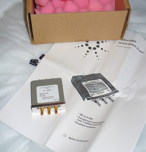 Agilent 8762f ohm - 75, smb